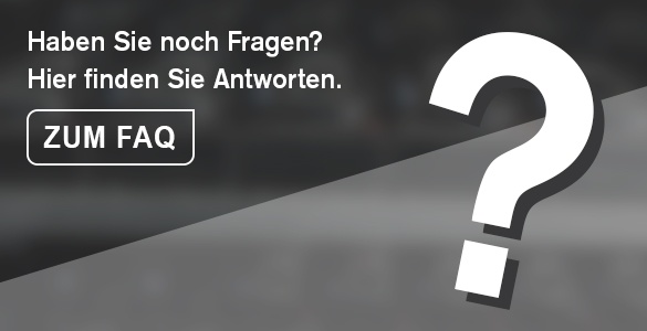 FAQ-Bereich im Dräger Sicherheitstechnik-Shop Banner mit Schriftzug "Haben Sie noch Fragen? Hier finden Sie Antworten." und großer Fragezeichen-Grafik.