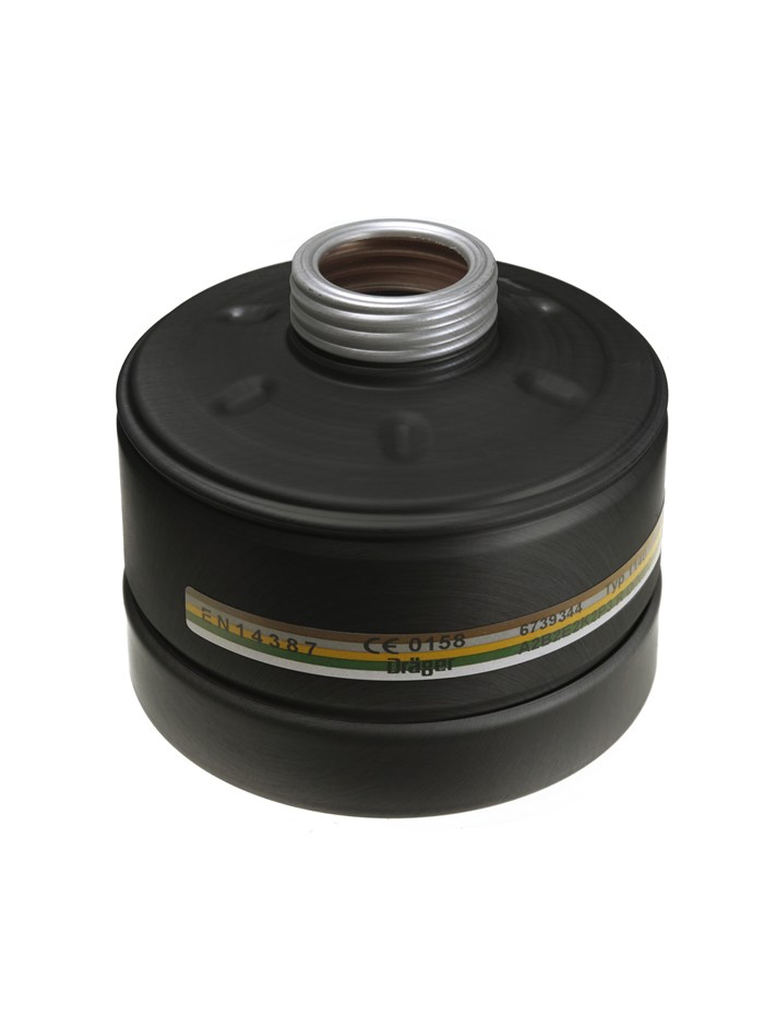 Filtre Combiné Dräger 1140 A2B2E2K2HG P3 RD - Pour Masque De Protection Respiratoire - Protection Contre Gaz, Vapeurs, Particules