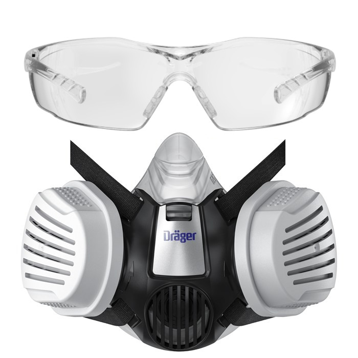 Dräger X-plore 3300 Handwerkerset + Xpect 8320 Schutzbrille