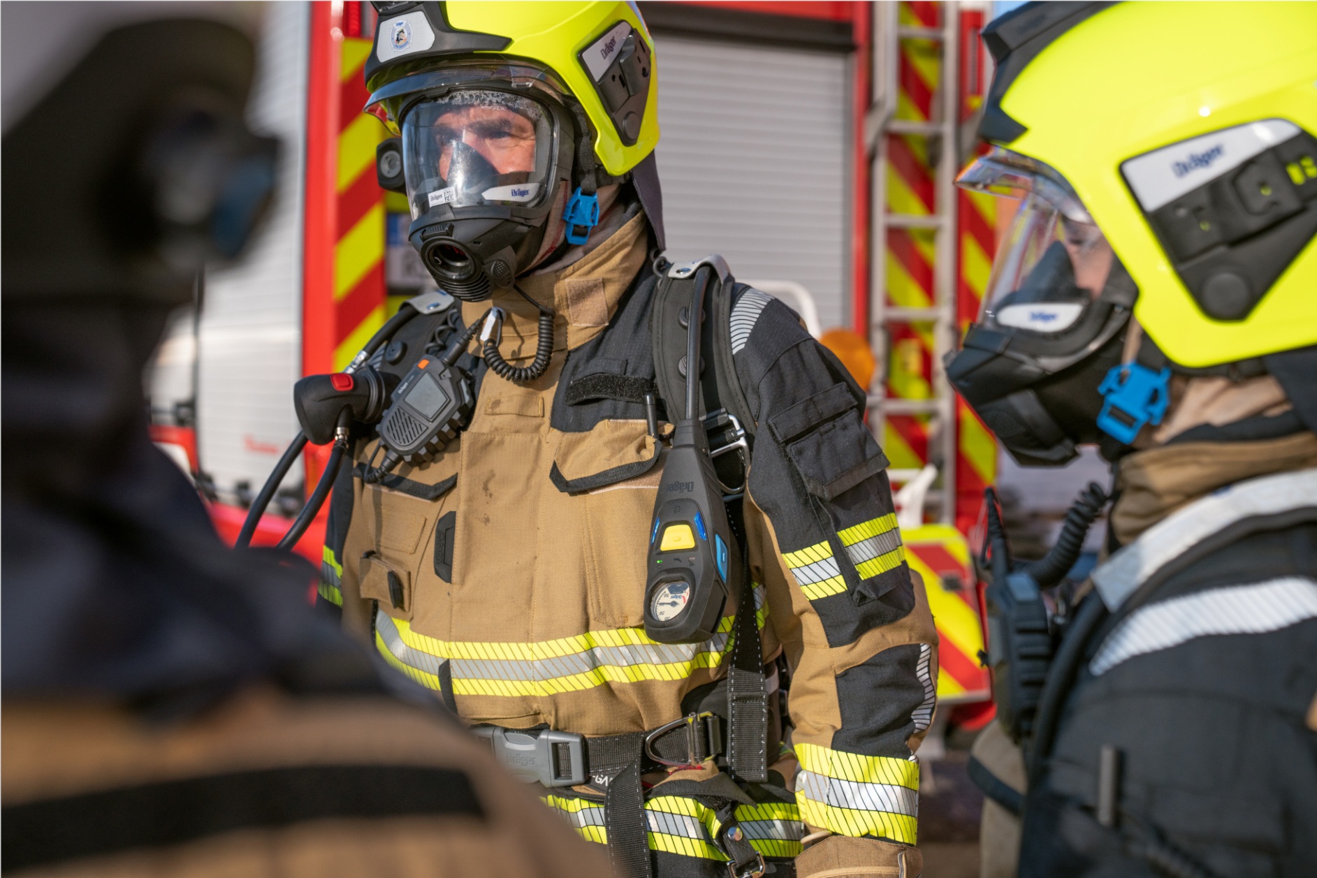 Dräger Kommunikationseinheit im Einsatz