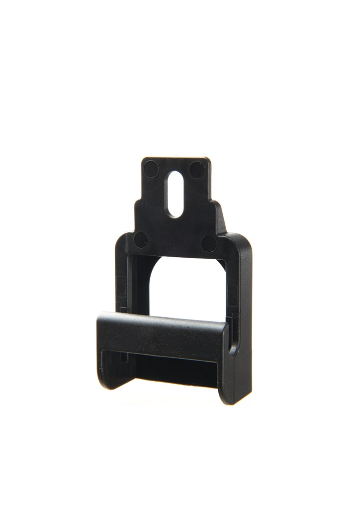 Halterung für Dräger Sicherheitstechnik Schwarze Kunststoffhalterung für Geräteaufhängung von Dräger.