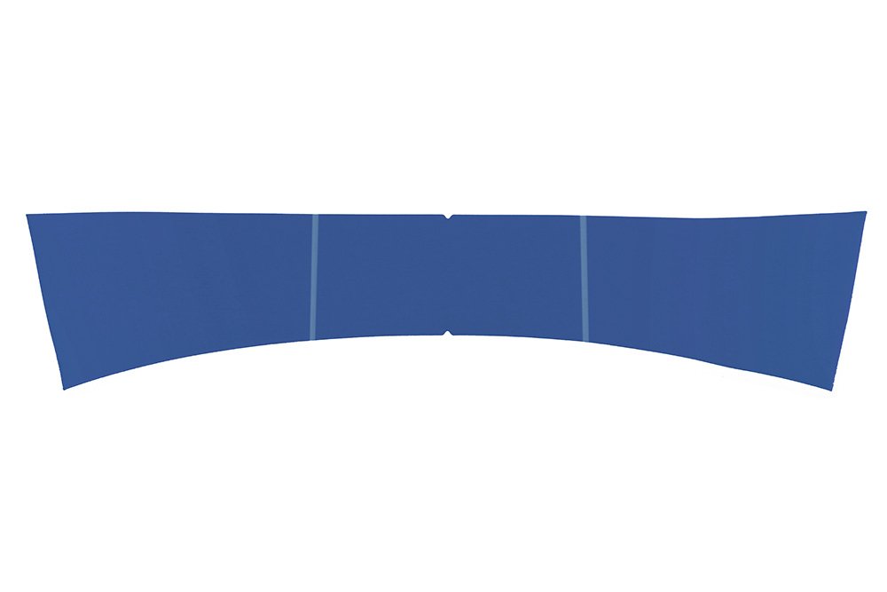 HPS 7000 Reflexstreifen rückseitig blau H2 3-teilig