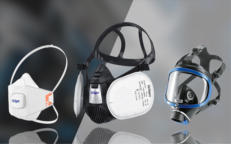 3 Atemschutzmasken: FFP2, Halbmaske und Vollmaske