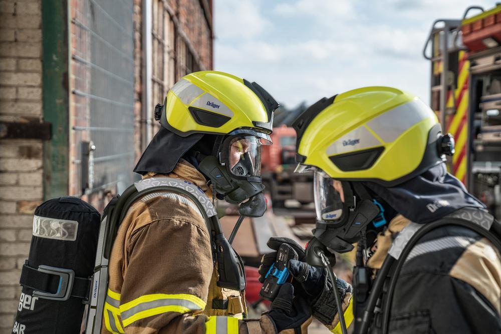 Dräger Feuerwehr- und Rettungshelm im Einsatz