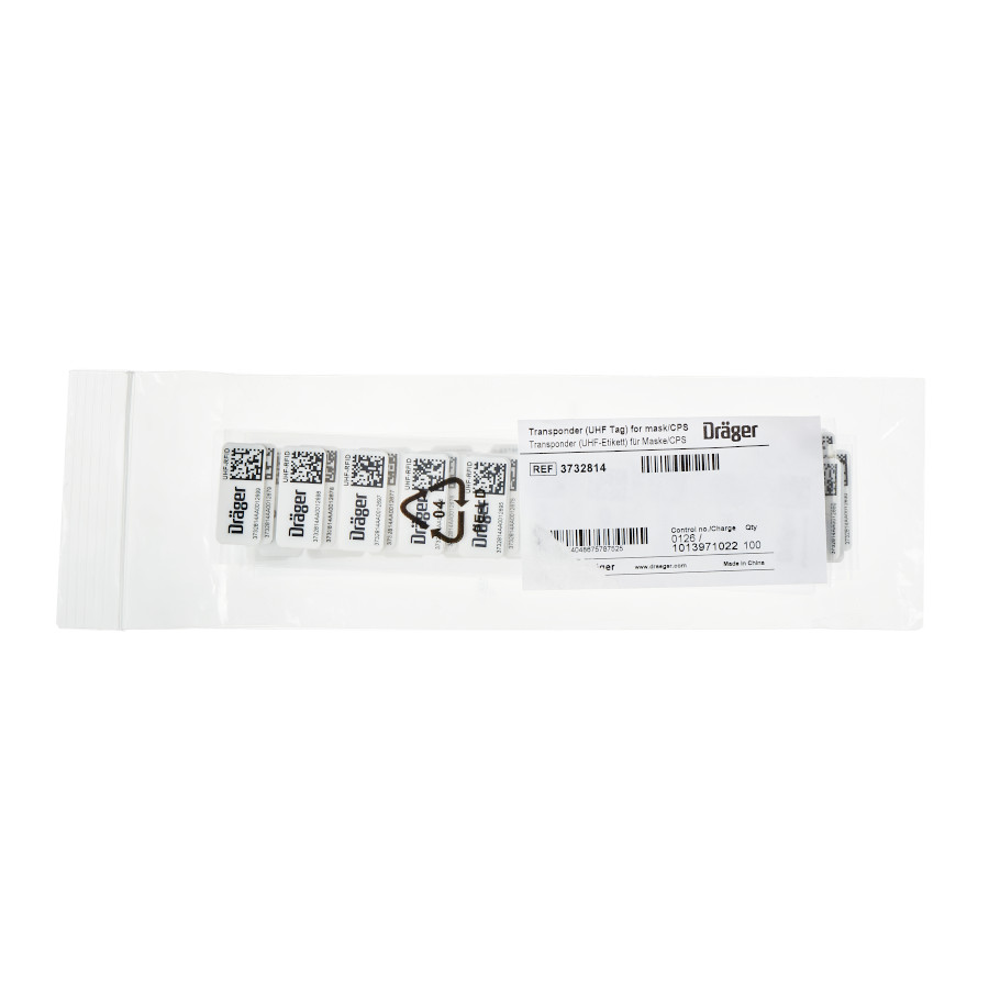 Dräger UHF-RFID Transponder für Maske/Chemikalienschutzanzug