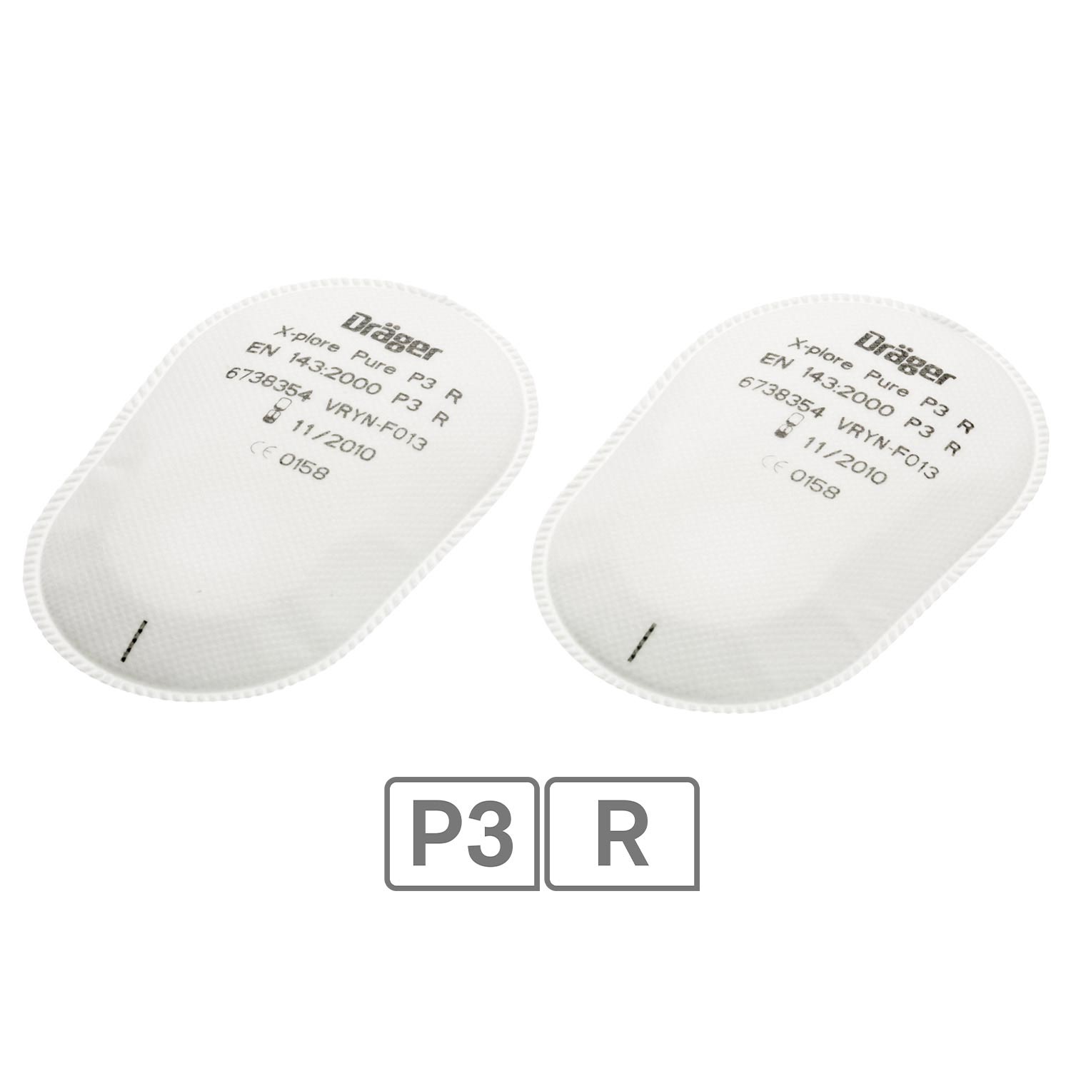 Dräger X-plore 3500 Halbmaske Halbmaske im Handwerkerset mit Pure-P3-Filter von Dräger.