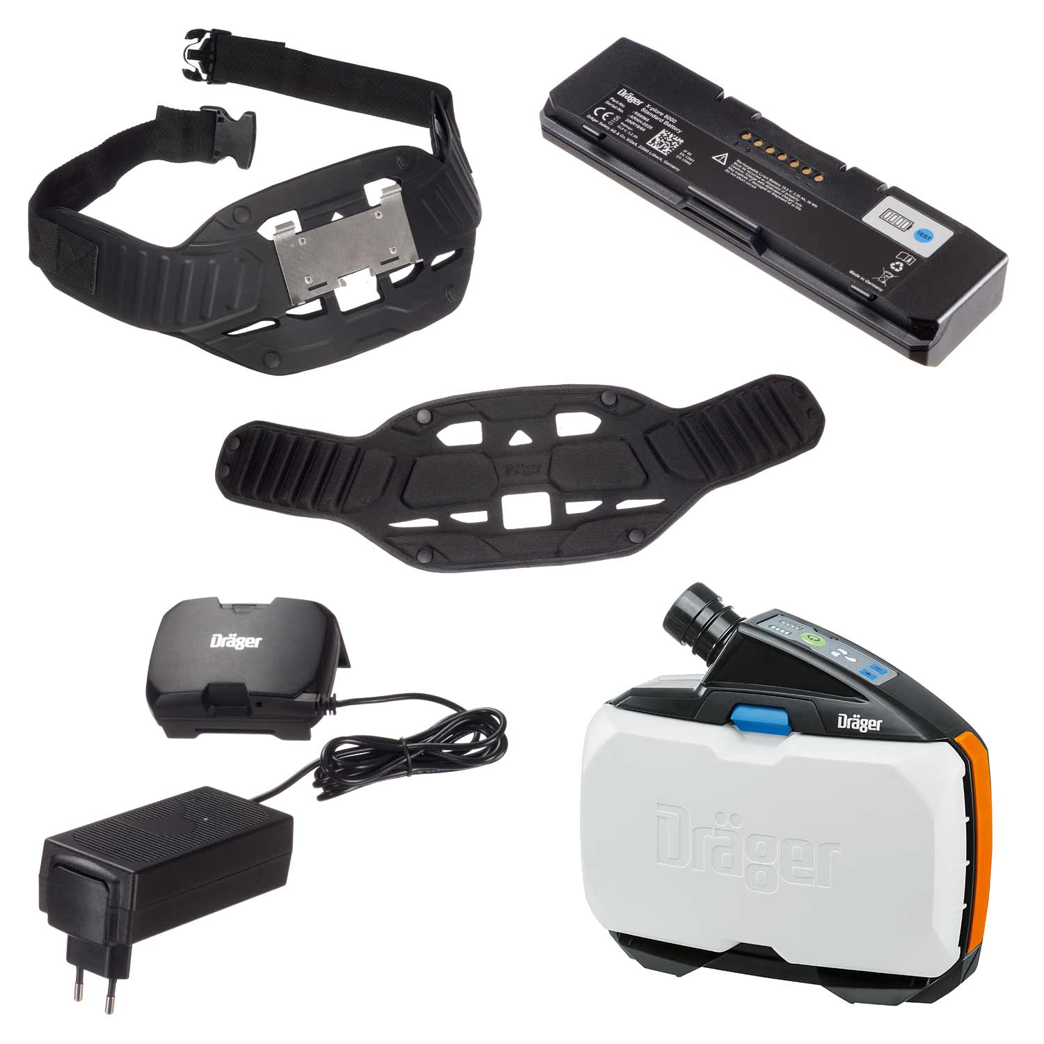 Dräger X-plore 8000 PAPR Anwendungsset Premium EX Gebläsefilter-Set