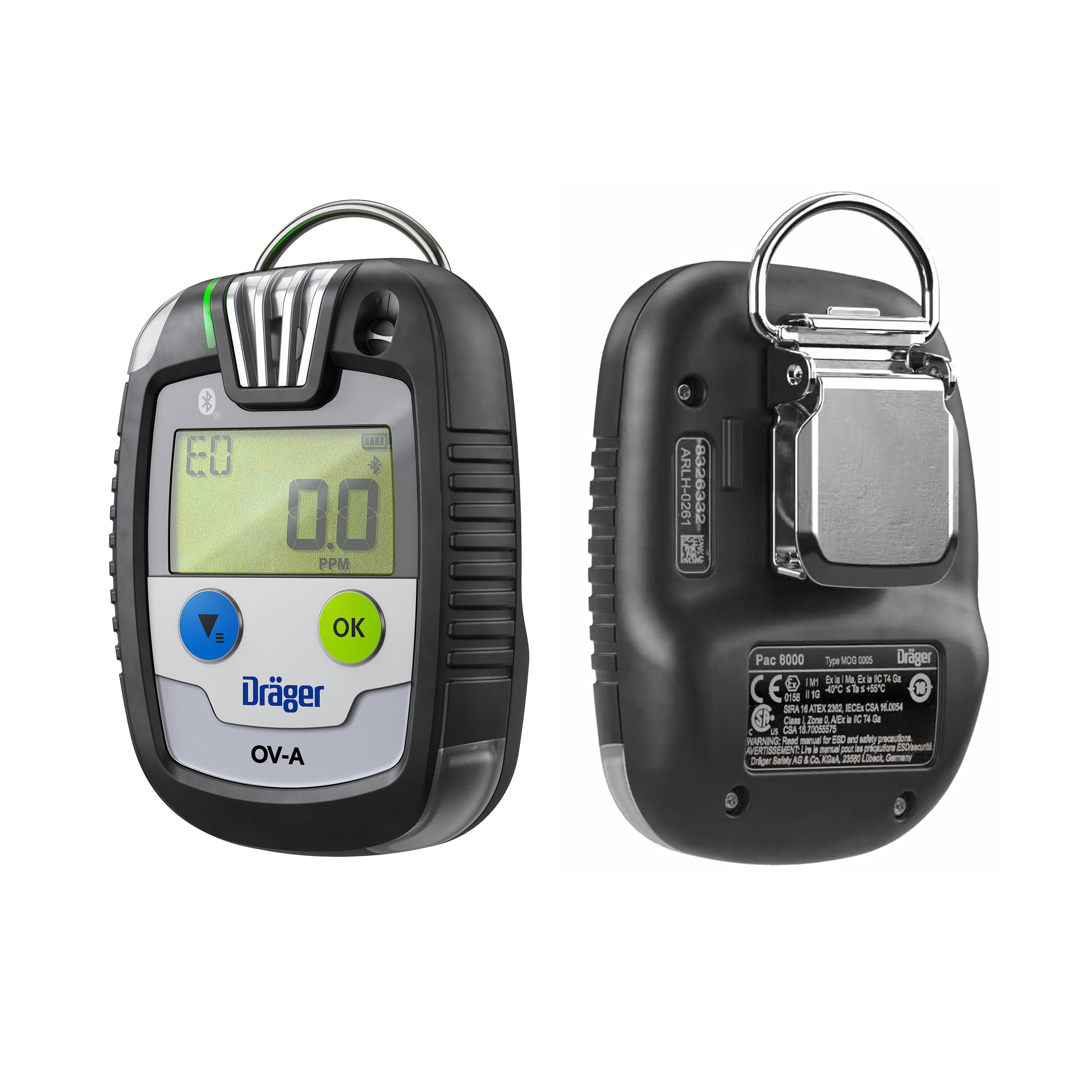 Dräger Pac 8000 für organische Verbindungen und Dämpfe (OV-A)