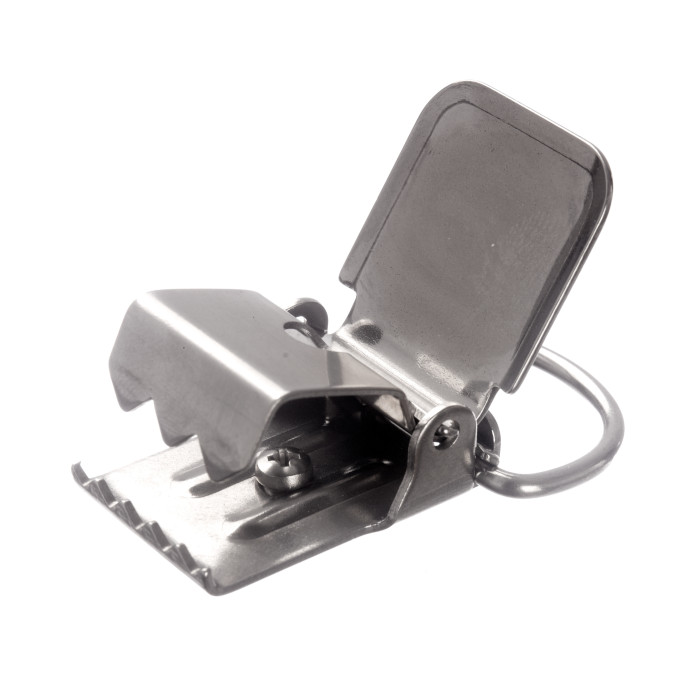 Sicherheitstechnisches Zubehör von Dräger Metallischer Sicherheitsverschluss mit Hebel und Ring, Produkt von Dräger Sicherheitstechnik.