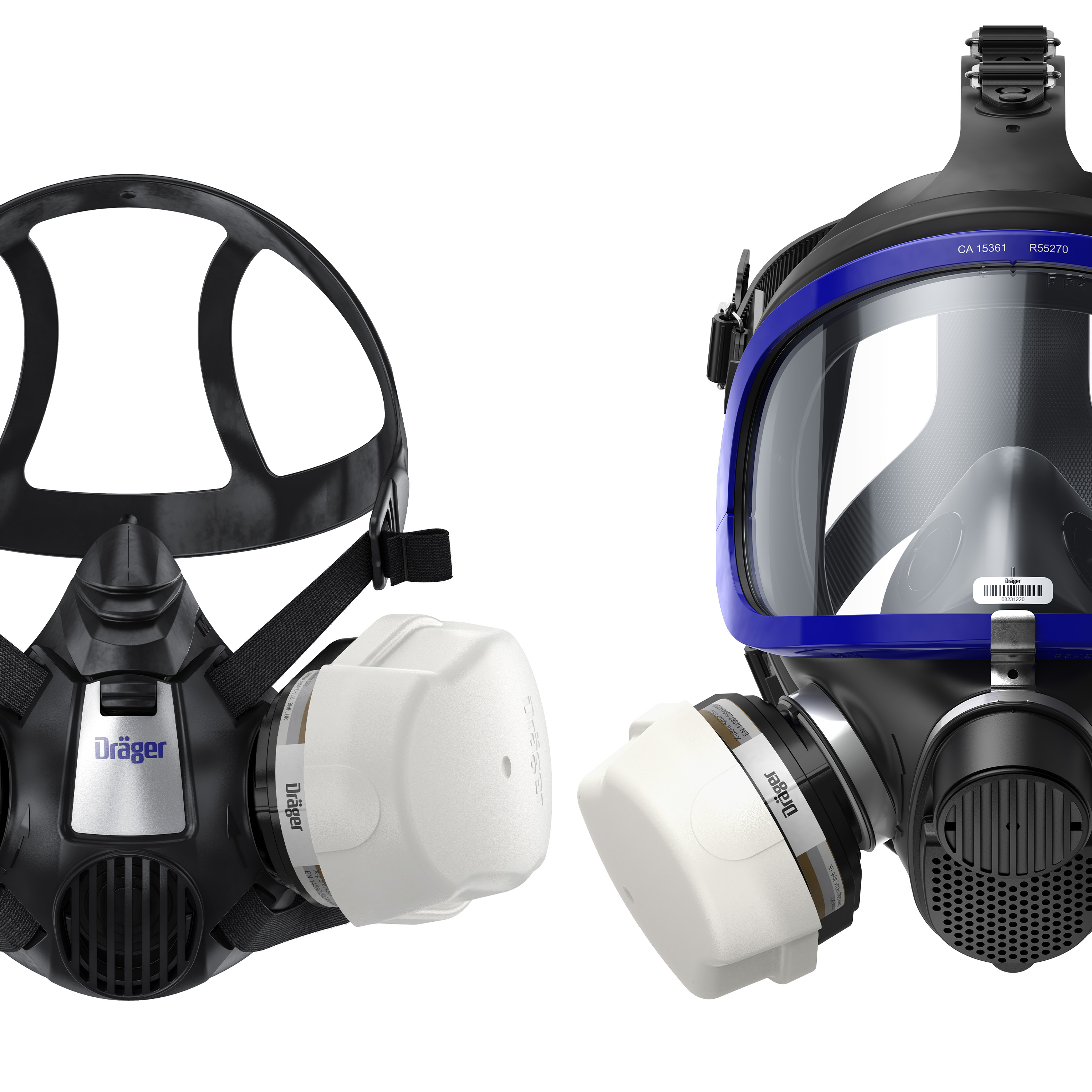 Dräger X-plore Bajonett Filter Spritzschutz
