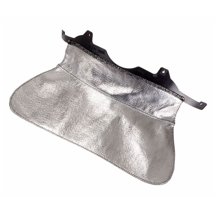 Nackenschutz für Feuerwehrhelm aus Aluminium und Aramid HPS 7000 kurz