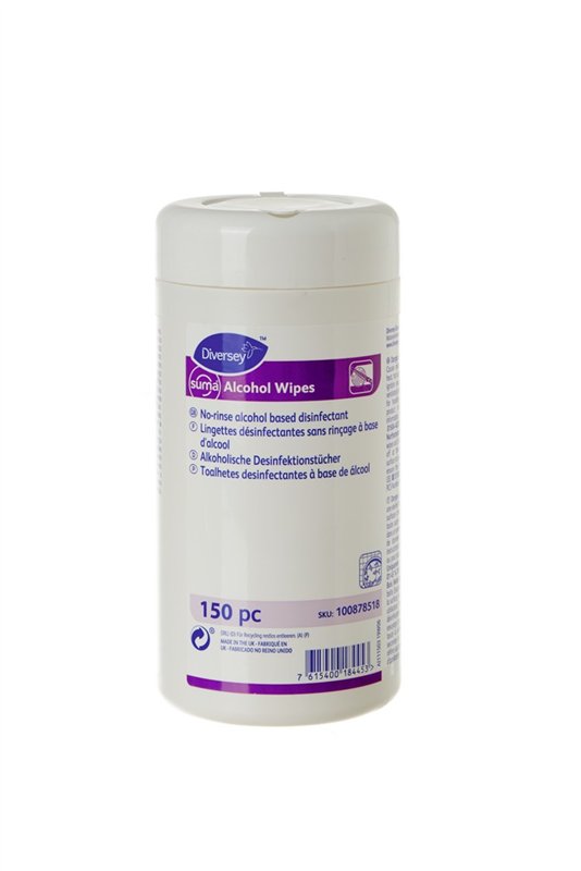 Suma Alco Wipes - 1.800 Stk. 12 Dosen a 150 Tücher 12 Stück
