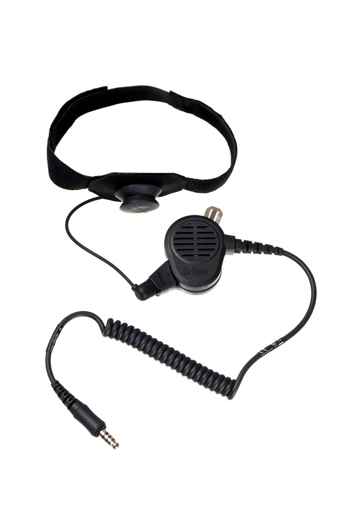 Dräger HPS-COM Kehlkopf-Mikrofon für Feuerwehren