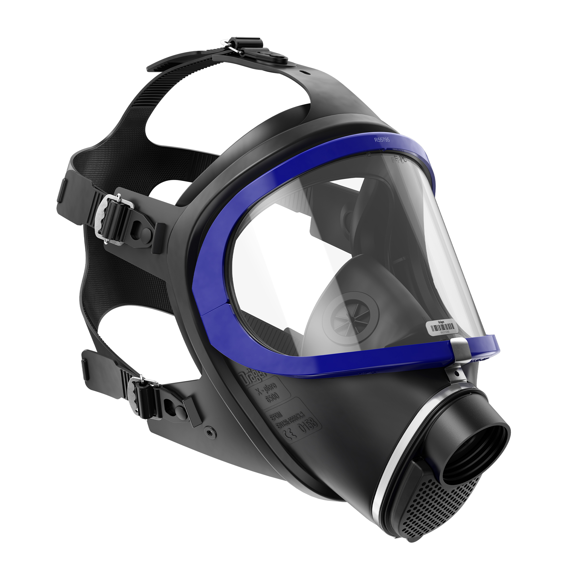 Dräger X-plore 6530 EPDM-PC-RA-K/BL Vollmaske EPDM/PC, EN 136, m. Sprechmembran