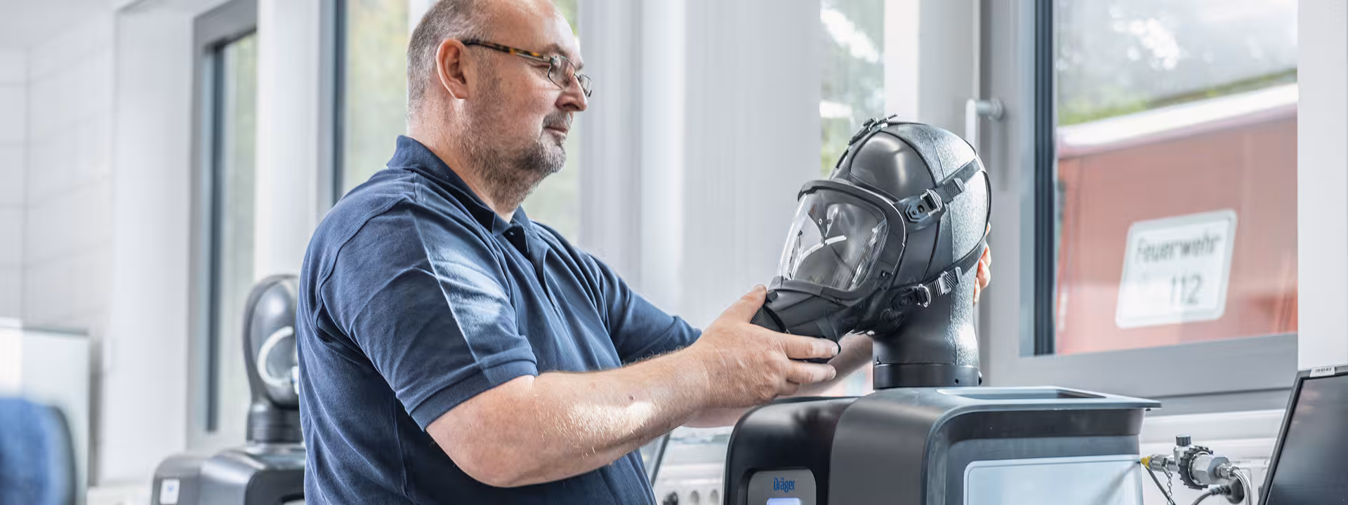 Dräger Maskenbrilleneinsatz für Brillenträger