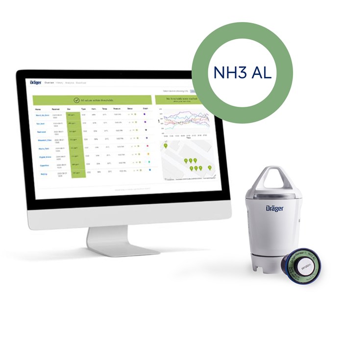 Dräger X-node System mit NH3 AL Sensor