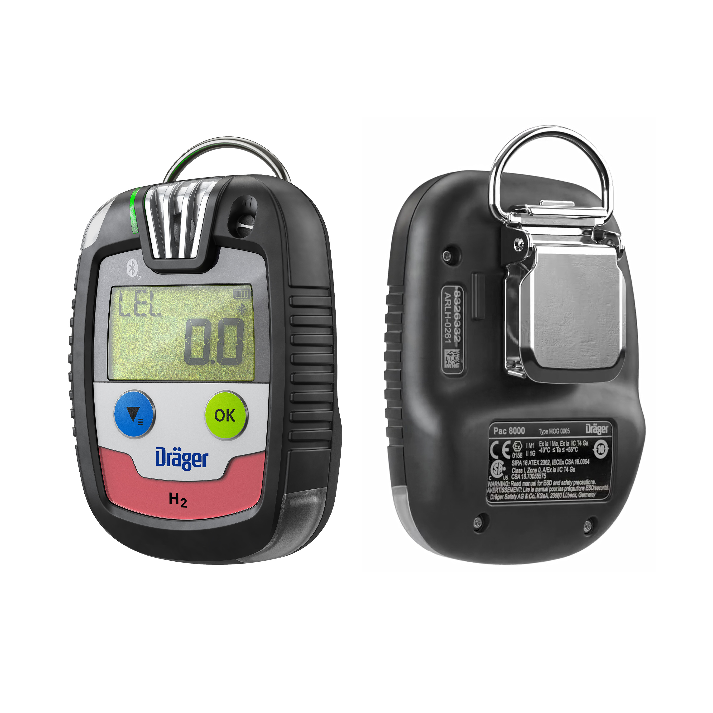 Dräger Pac 8000 für Wasserstoff (H₂)