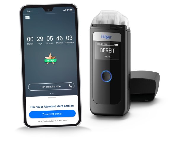 Dräger Companion med App und Alkohol-Messgerät 3-monatiges Abo