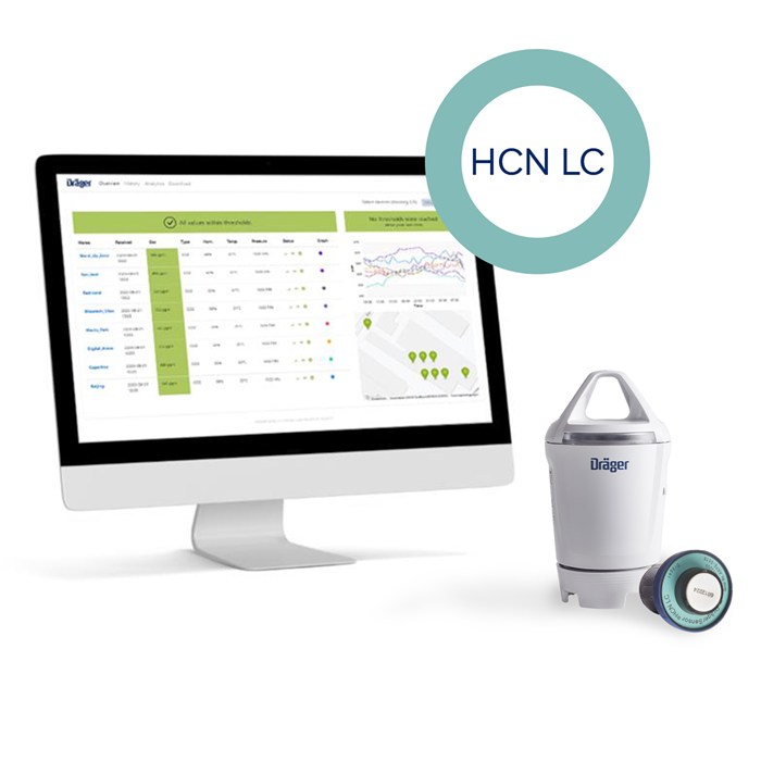 Dräger X-node System mit HCN LC Sensor