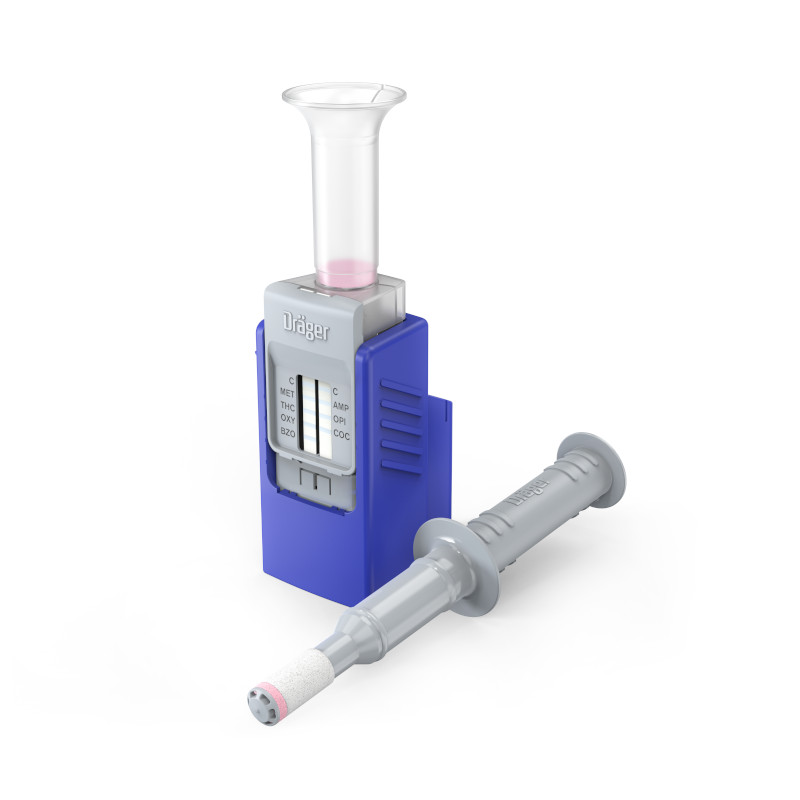 Dräger DrugCheck 3000 Drogentester Speicheltest, 7 Substanzen 20 Stück