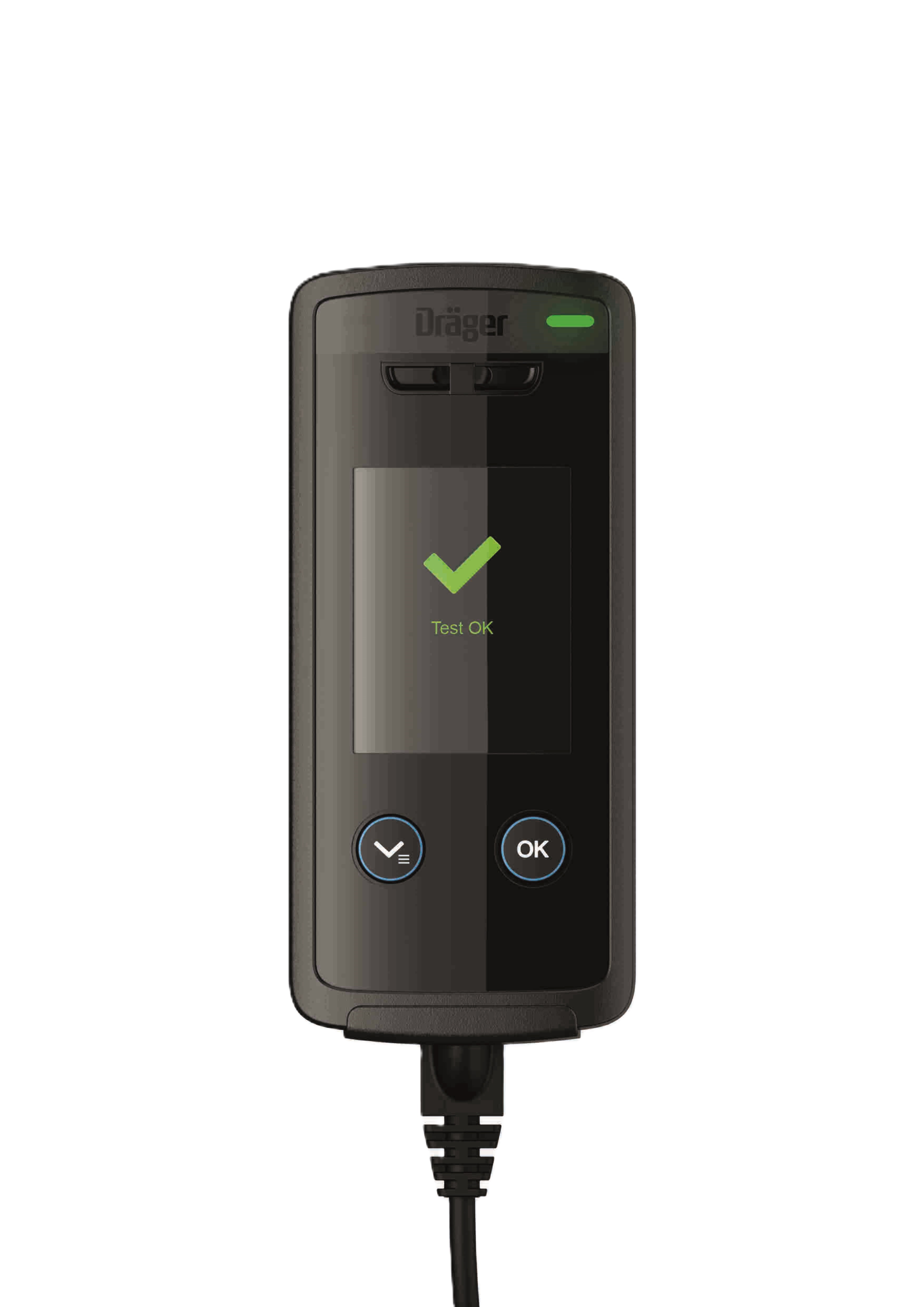 Interlock 7500 - Display zeigt an "Test OK"