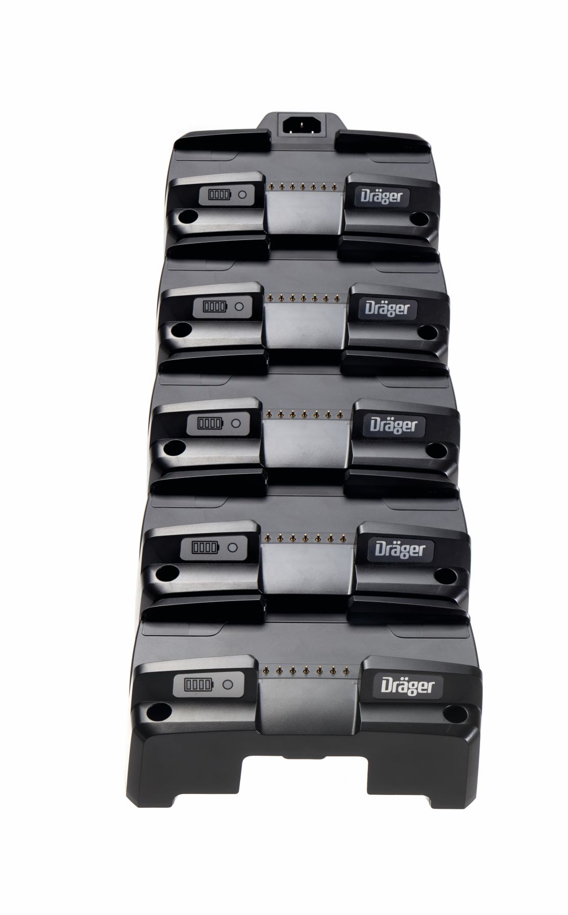 Mehrfach-Ladegerät für Dräger X-plore 8000, stapelbar.