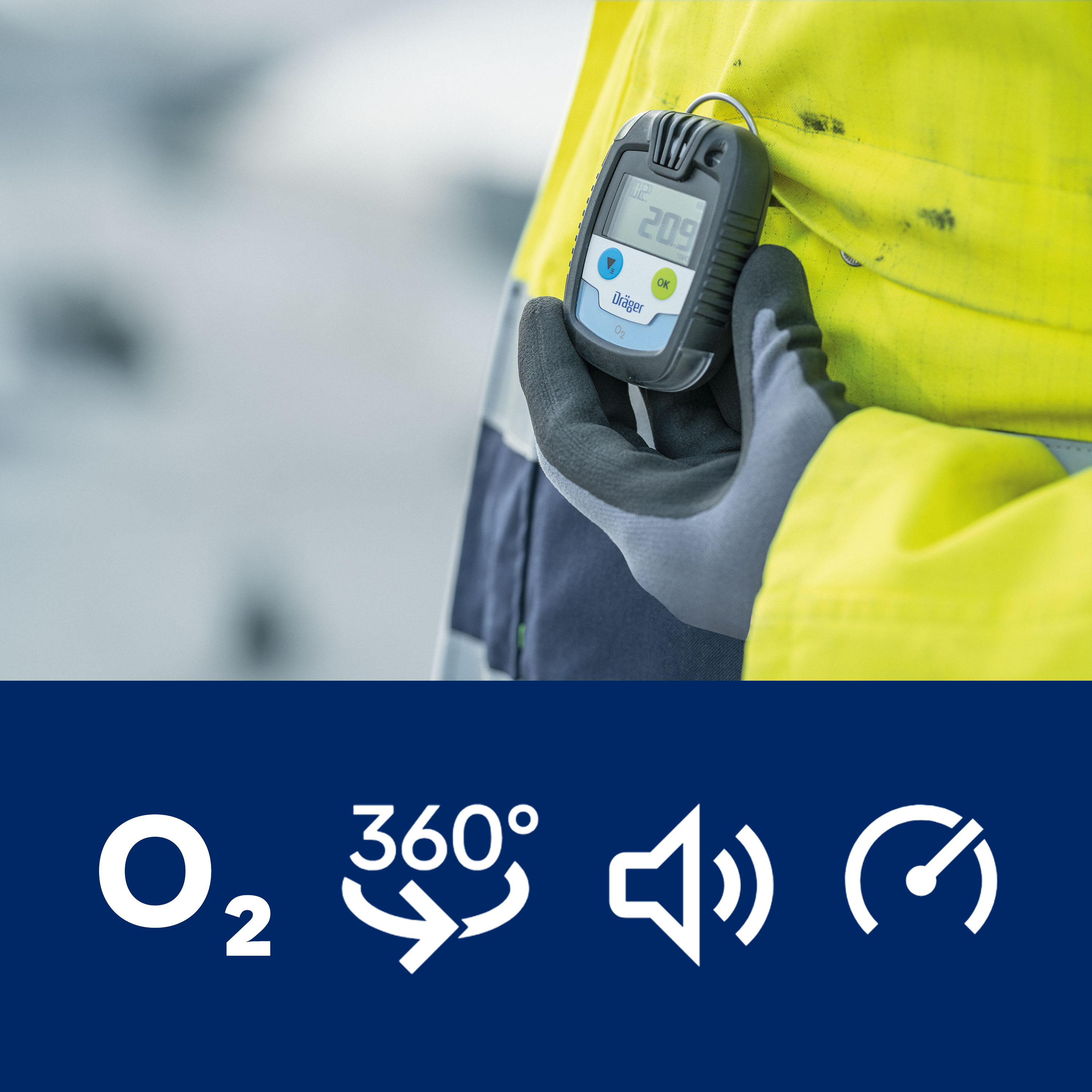 Dräger Pac 6000 für Sauerstoff (O₂)