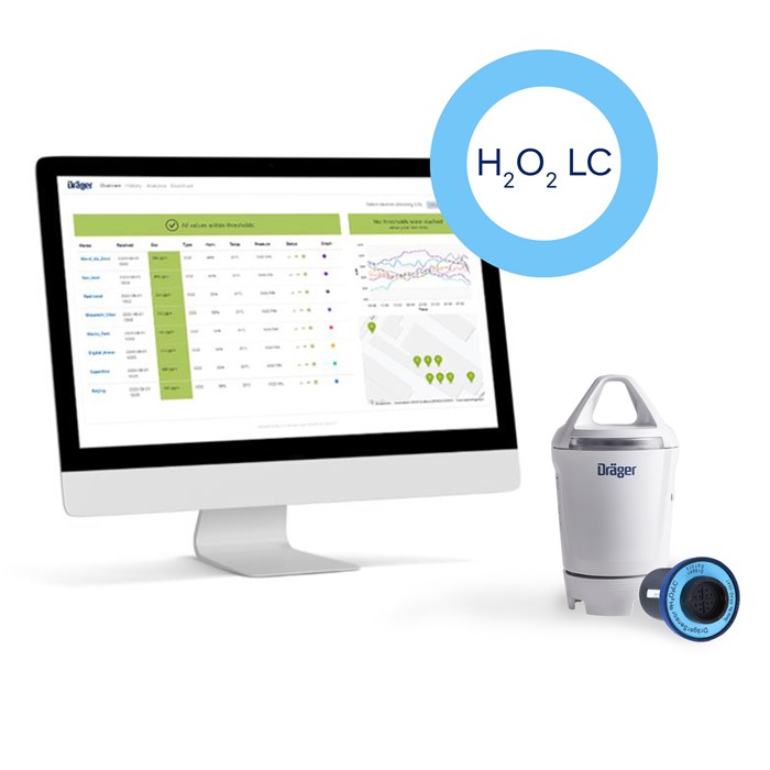 Dräger X-node System mit H2O2 LC Sensor