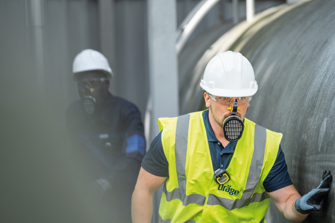 Dräger Industriefluchtgerät im Einsatz