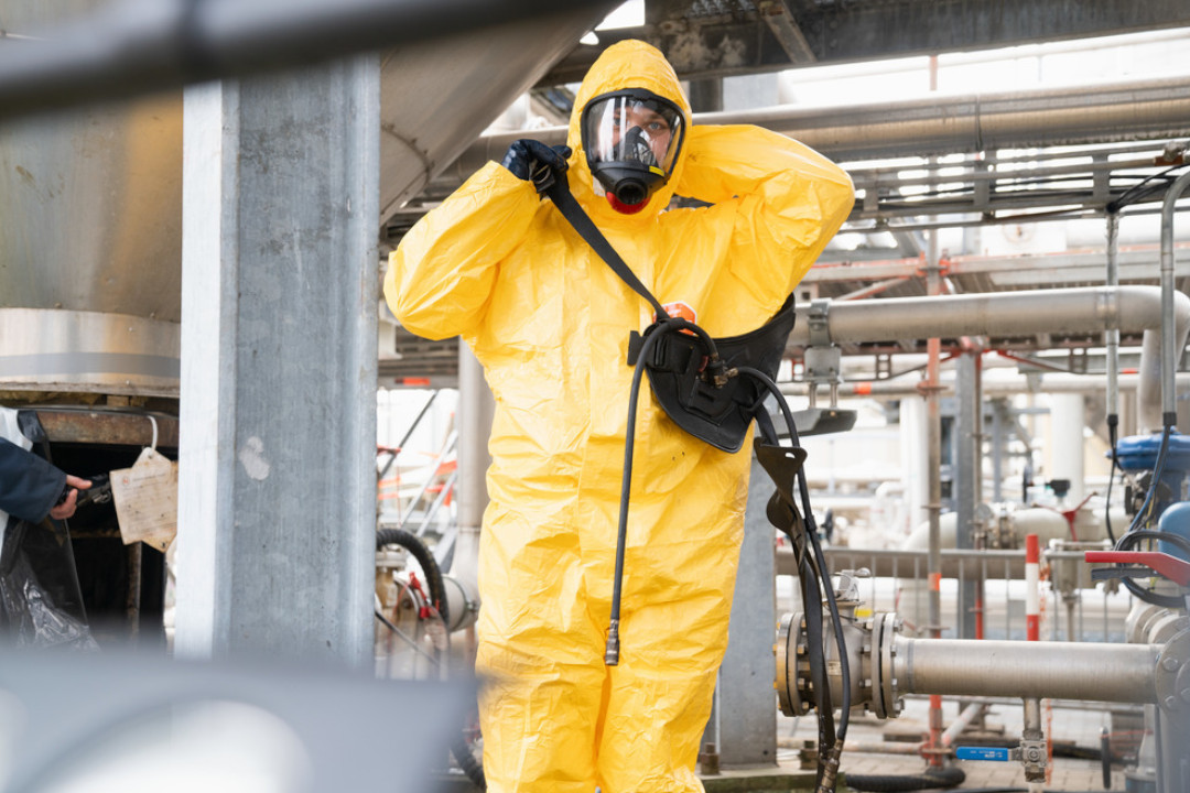 Dräger Mehrweg-Schutzanzug im Einsatz