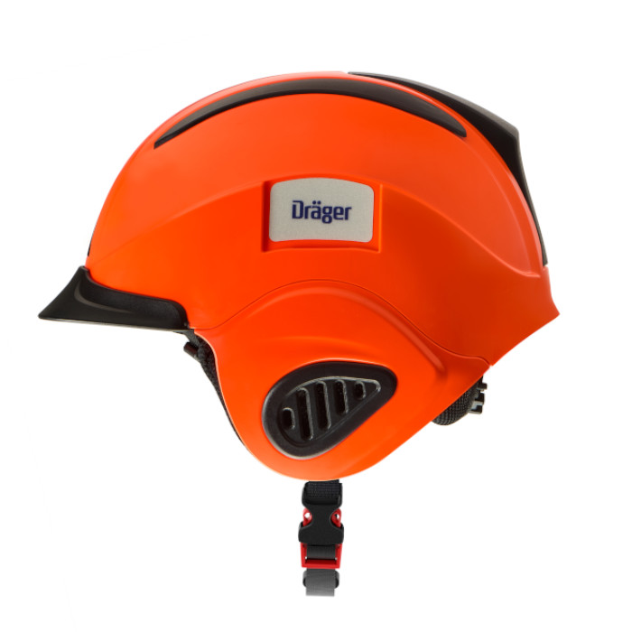 Seitenansicht Dräger HPS AquaResuce orange