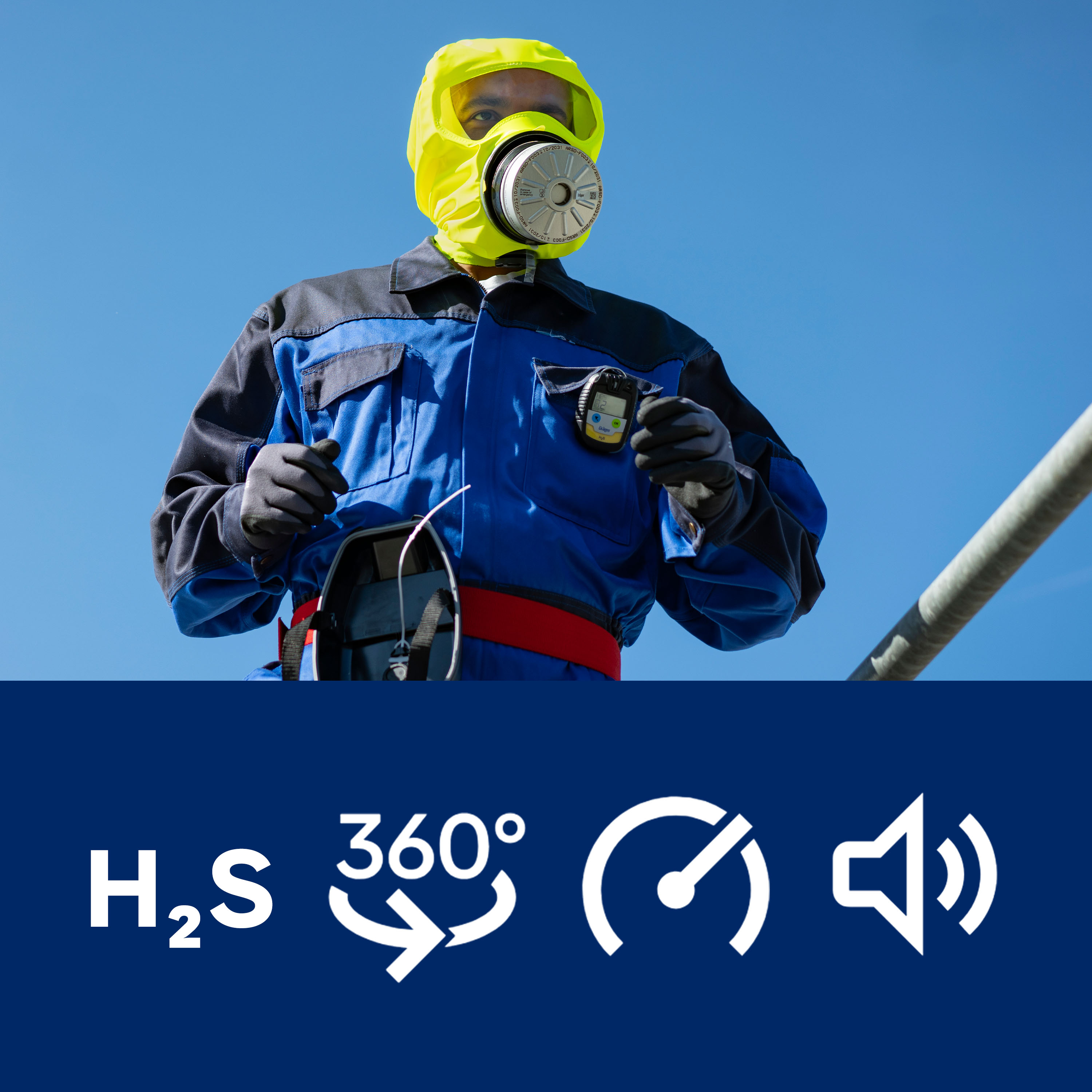 Dräger Pac 6000 für Schwefelwasserstoff (H₂S)