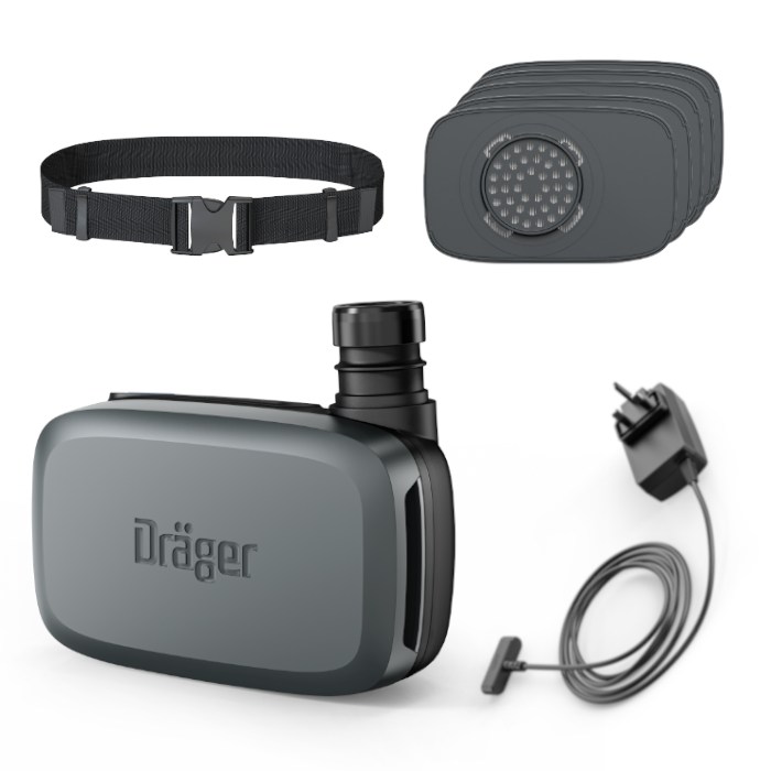 X-plore 8300 Grundeinheit mit 5 Filtern, Steckernetzeil und Standardgürtel