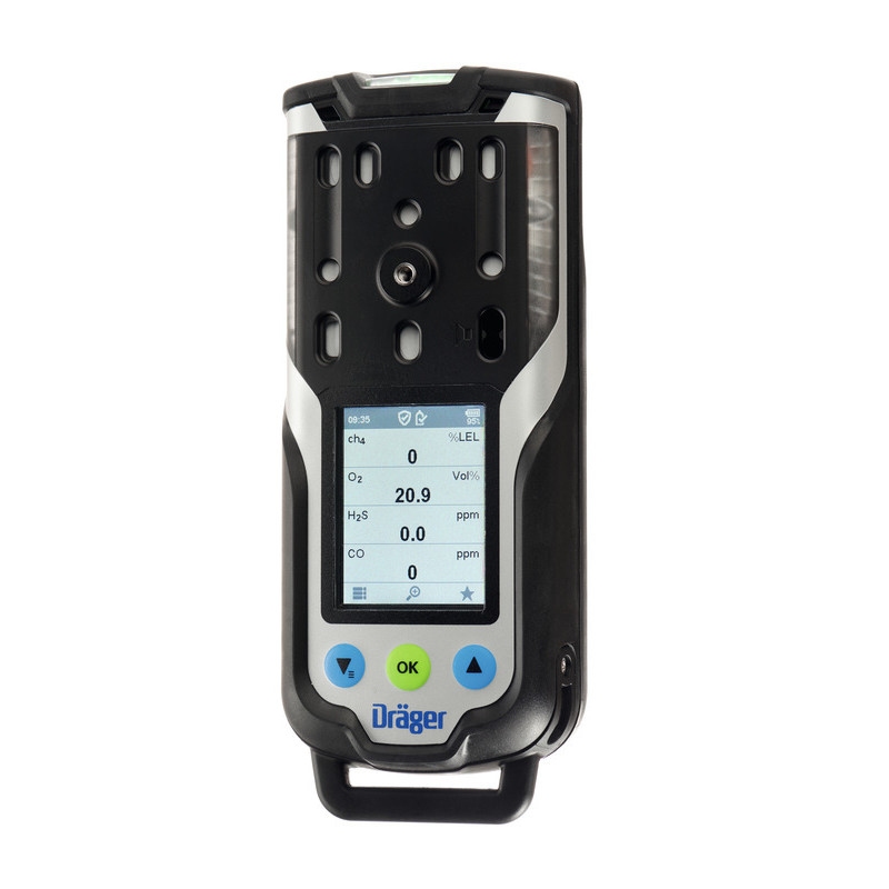 X-am 8000 - mit aktivem Bildschirm - gemessen: 20.9 O2 Vol%