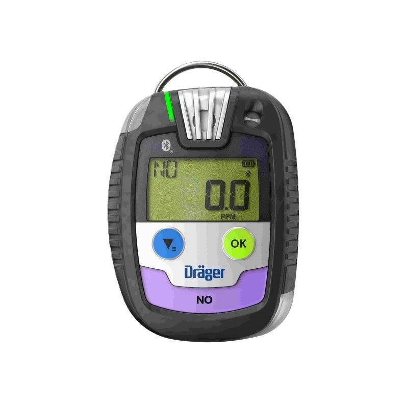 Dräger Gasdetektor NO mit Display Tragbarer Dräger Gasdetektor für NO, zeigt Konzentration in ppm.