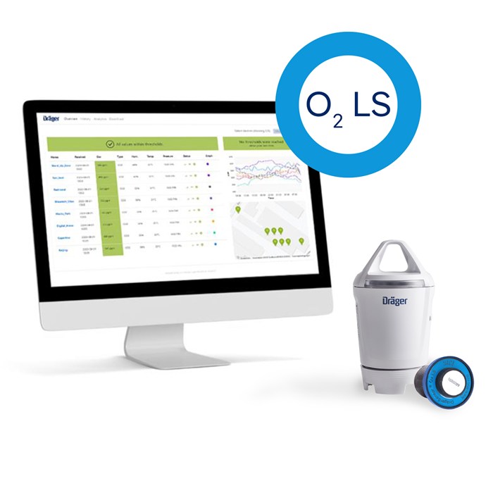 Dräger X-node System mit O2 LS Sensor
