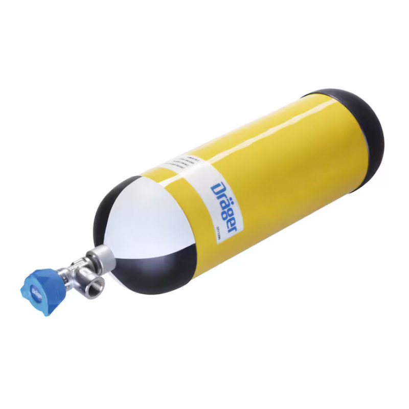 Dräger Druckluftflasche 6,8 L / 300 bar CFK Typ 3