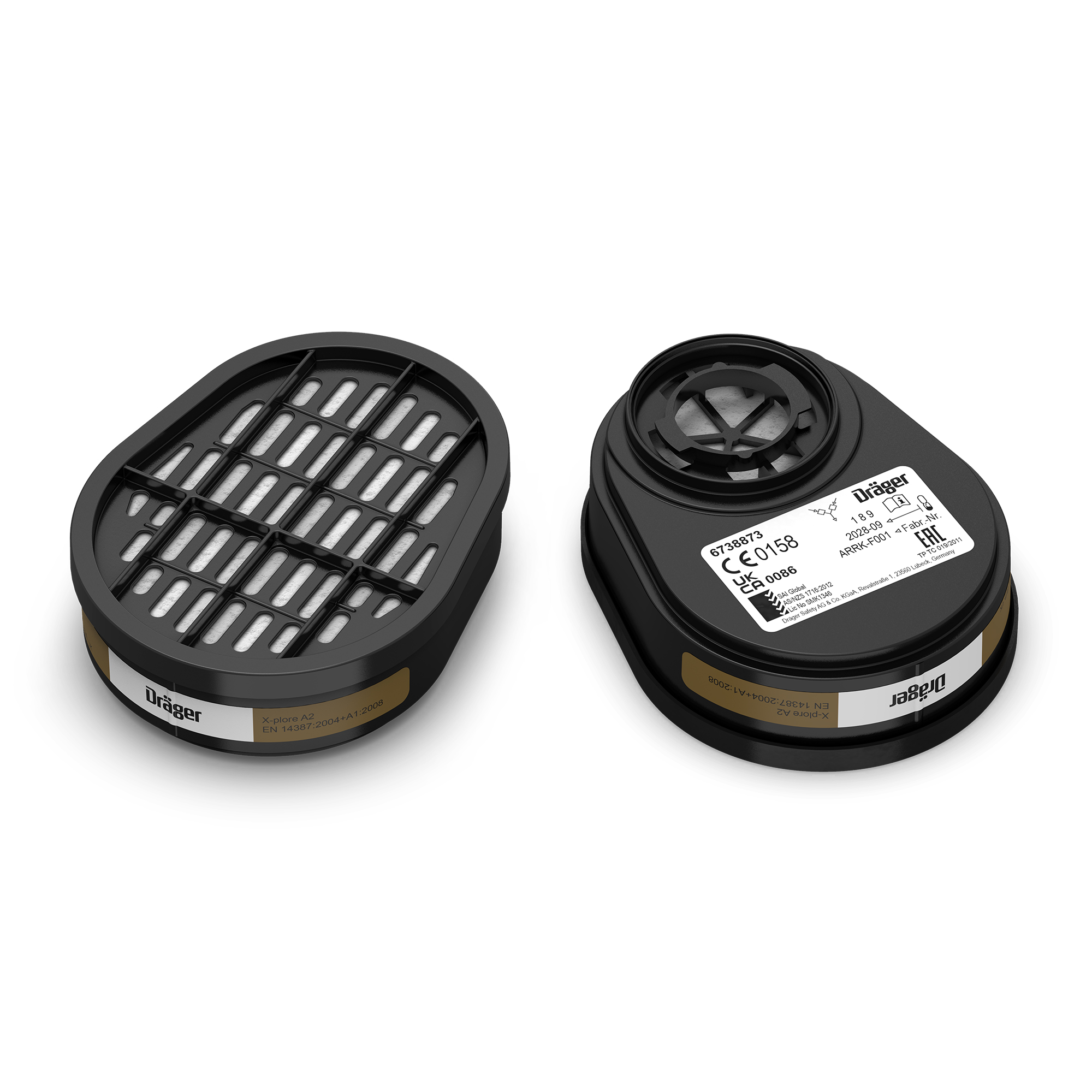 Gasfilter Bajonett A2