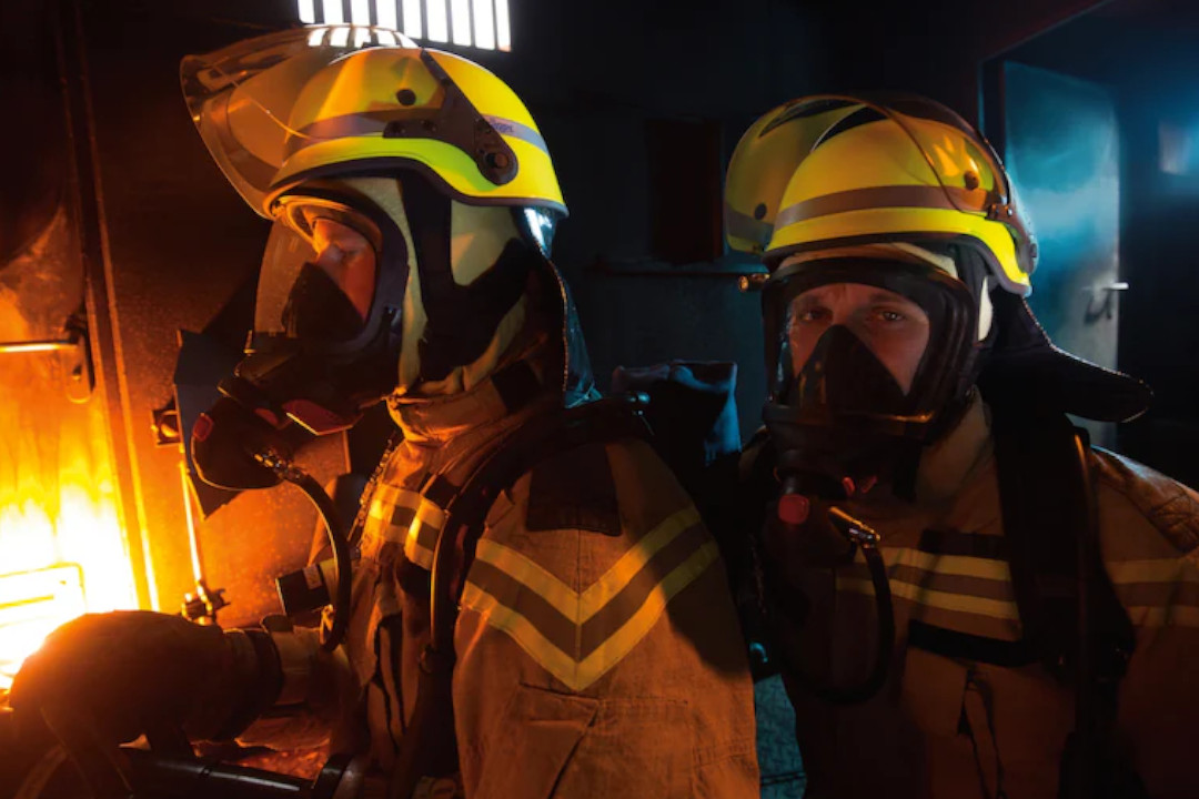 Dräger HPS 4500 Helm im Einsatz