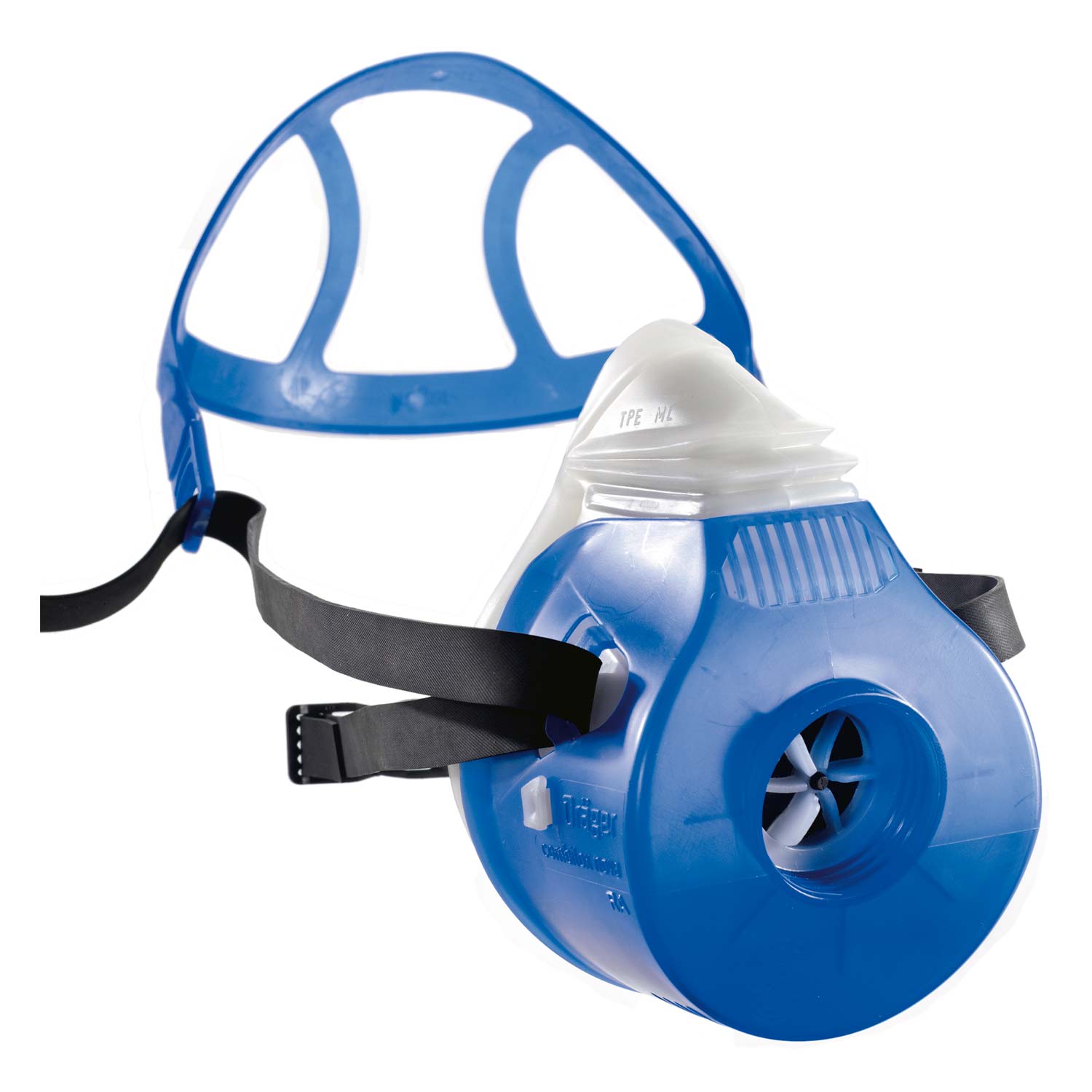 Dräger X-plore 4740 Silikon Halbmaske Sicherheits-Halbmaske aus Silikon mit verstellbaren Riemen.