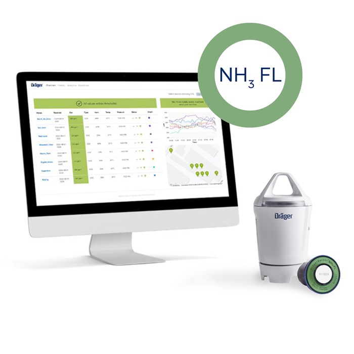 Dräger X-node System mit NH3 FL Sensor