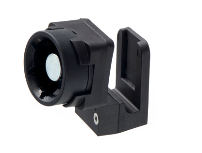 Universal Halterung für Sicherheitstechnik Schwarze Halterung aus Kunststoff, geeignet für Dräger Sicherheitsprodukte.