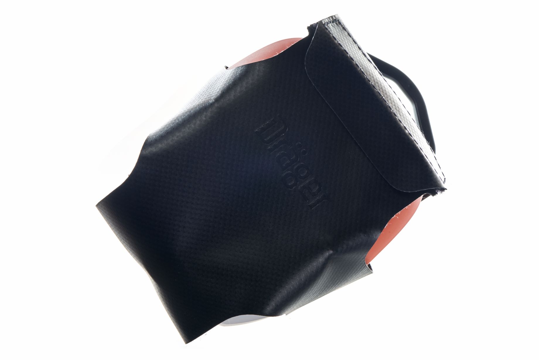 Dräger Produkttasche Schutzgehäuse Schwarzes Leder-Schutzgehäuse mit Dräger-Aufschrift für Sicherheitsprodukte.