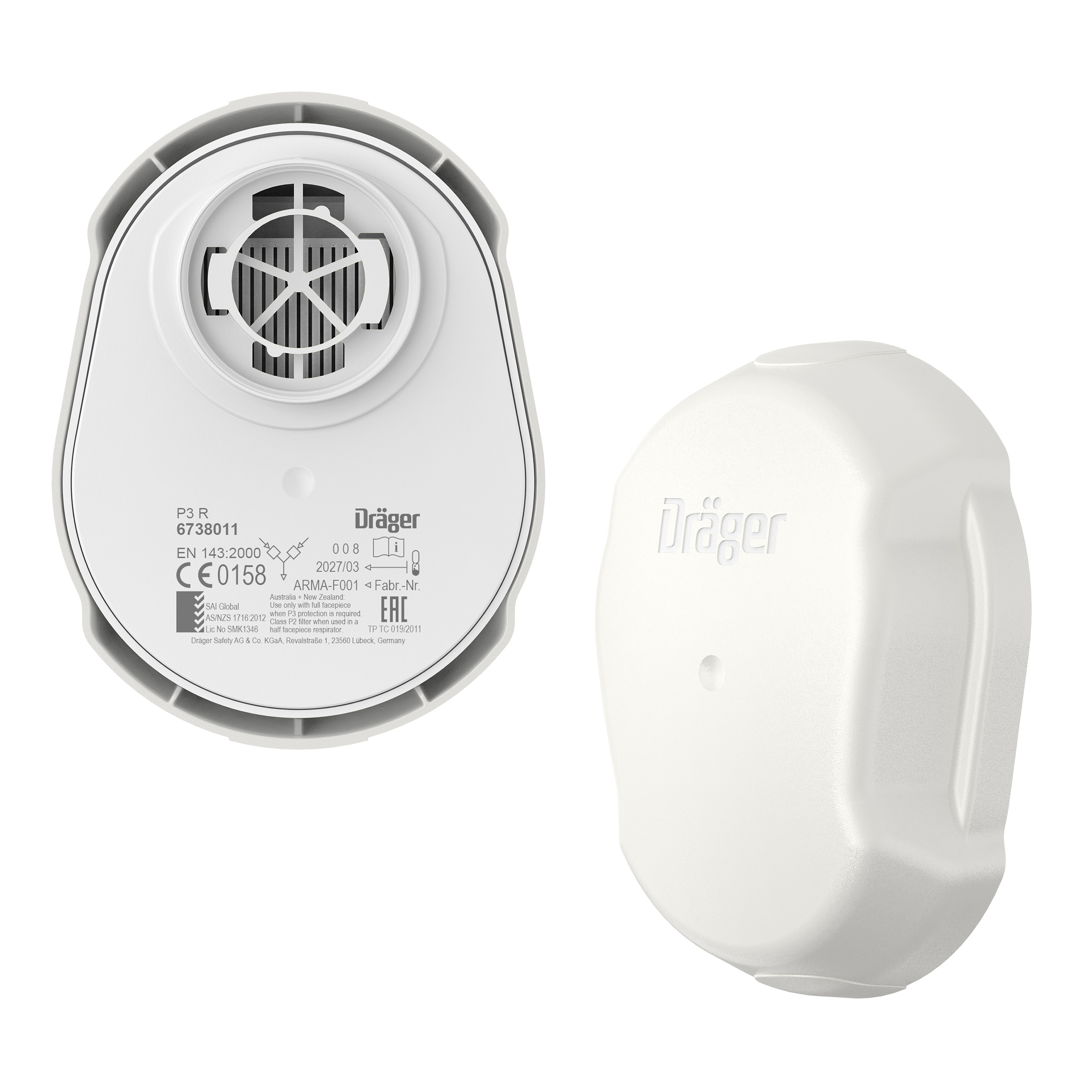 Dräger X-plore Bajonett Filter Spritzschutz