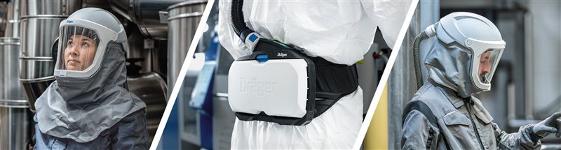 Atemschutzsystem Dräger X-plore 8000 Personen mit Dräger X-plore 8000 Atemschutzsystem im Einsatz.