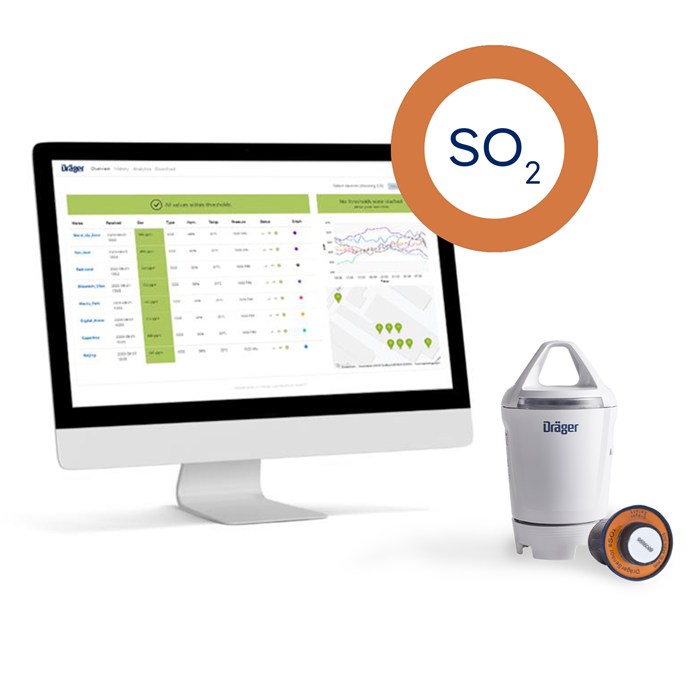 Dräger X-node System mit SO2 Sensor