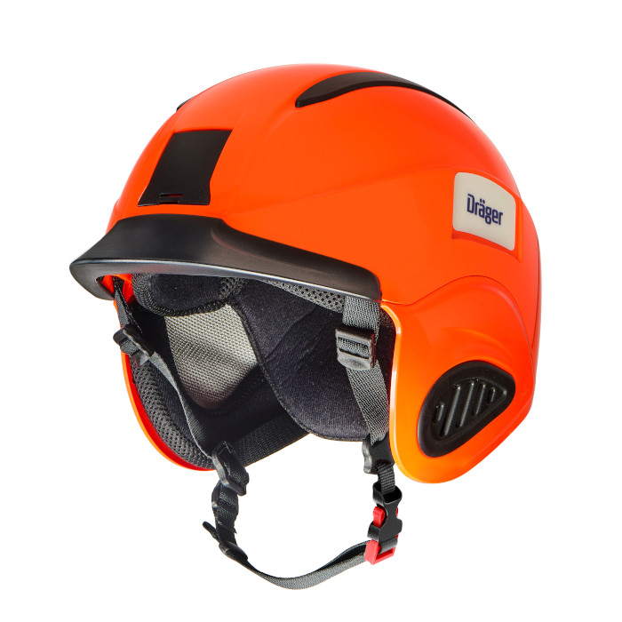 Dräger HPS AquaRescue schräg von vorne orange