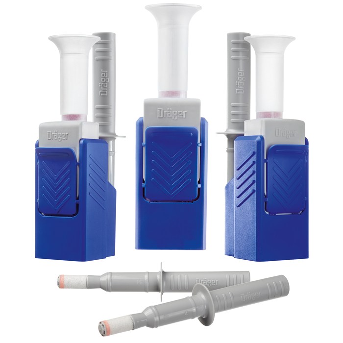 DrugCheck 3000 Drogentest-Kit Drei blaue DrugCheck 3000 Einheiten mit Testvorrichtungen.