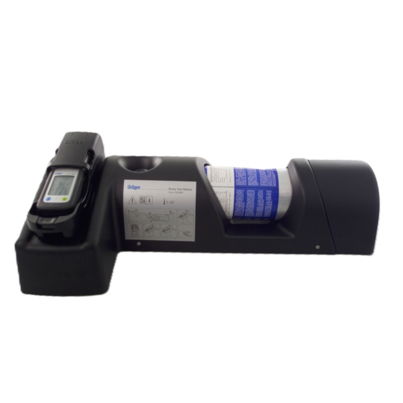 Dräger Bump Test Station mit Prüfgasflasche