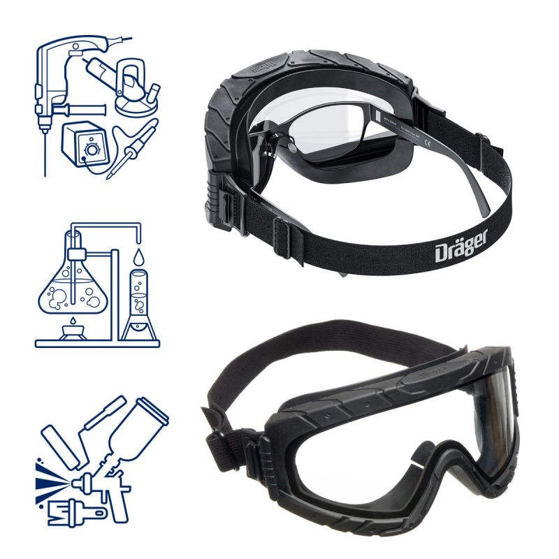 Occhiali Protettivi Univet 511 Lente Chiara Antigraffio Ed Aste